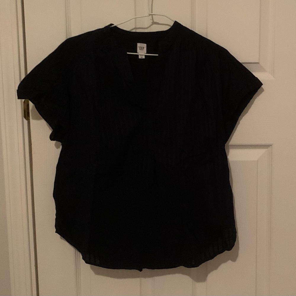 Navy V-Neck Top by Gap